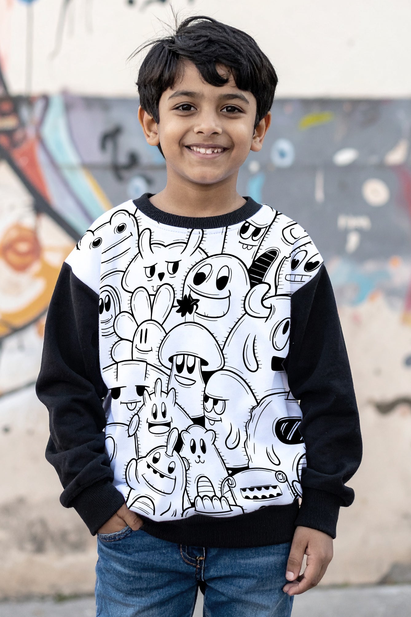 Monster Mash Kids Sweatshirt