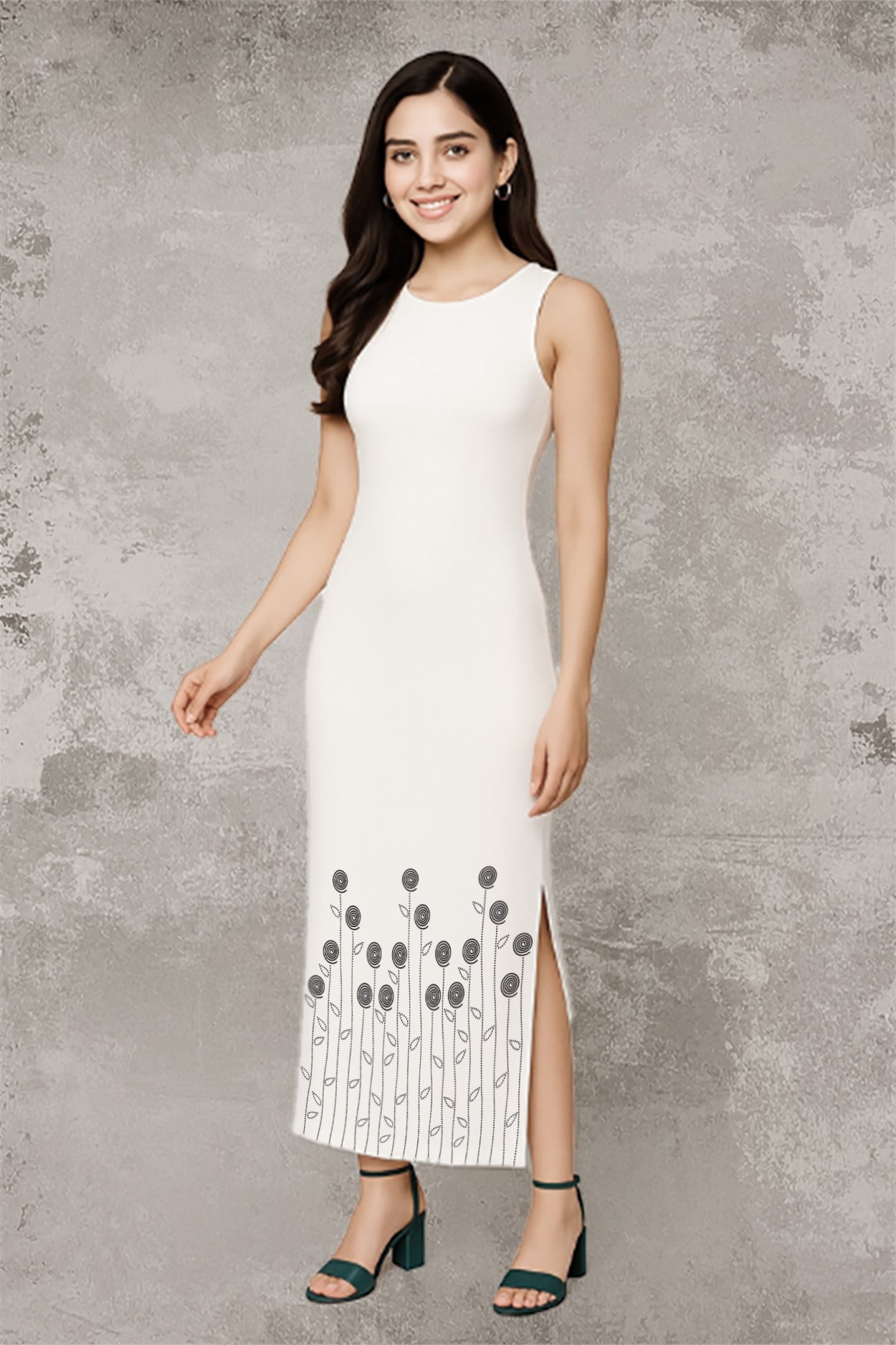 Women Bodycon Dress White