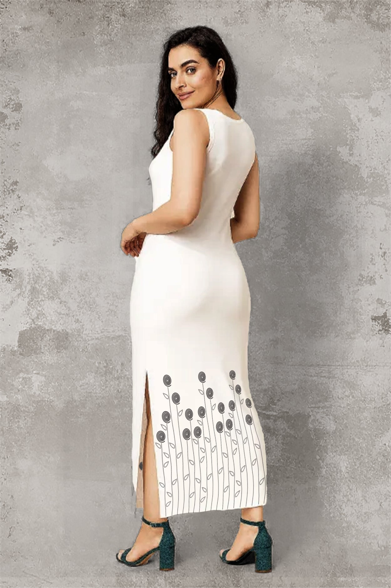 Women Bodycon Dress White