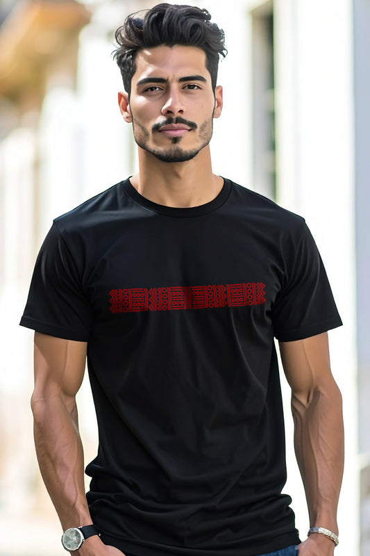 The Outline Code - Men’s Supima T-Shirt Black
