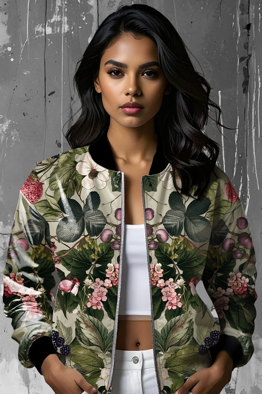 Bloom Theory – Women’s Bomber Jacket