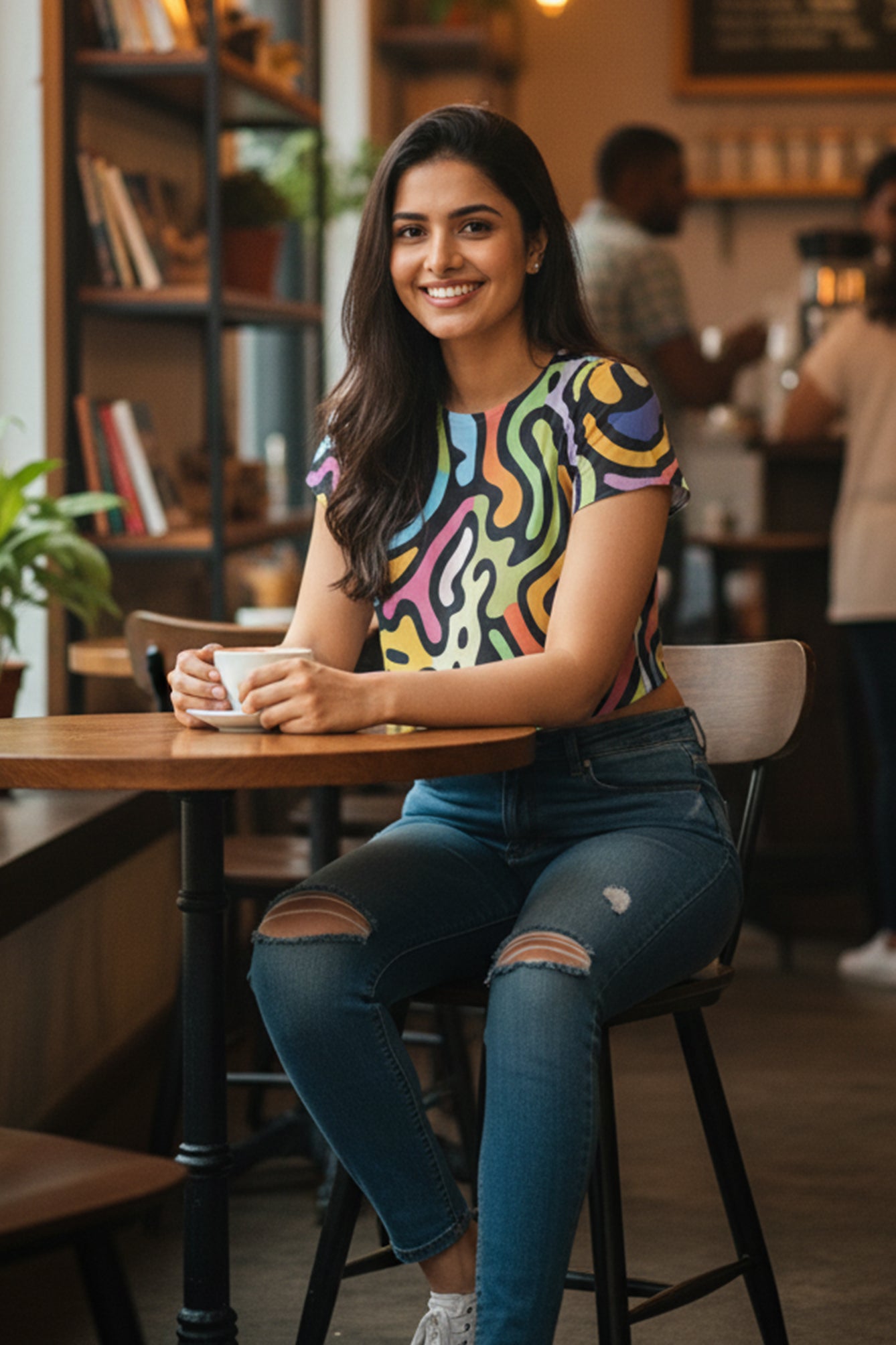 Women’s Printed Crop Top