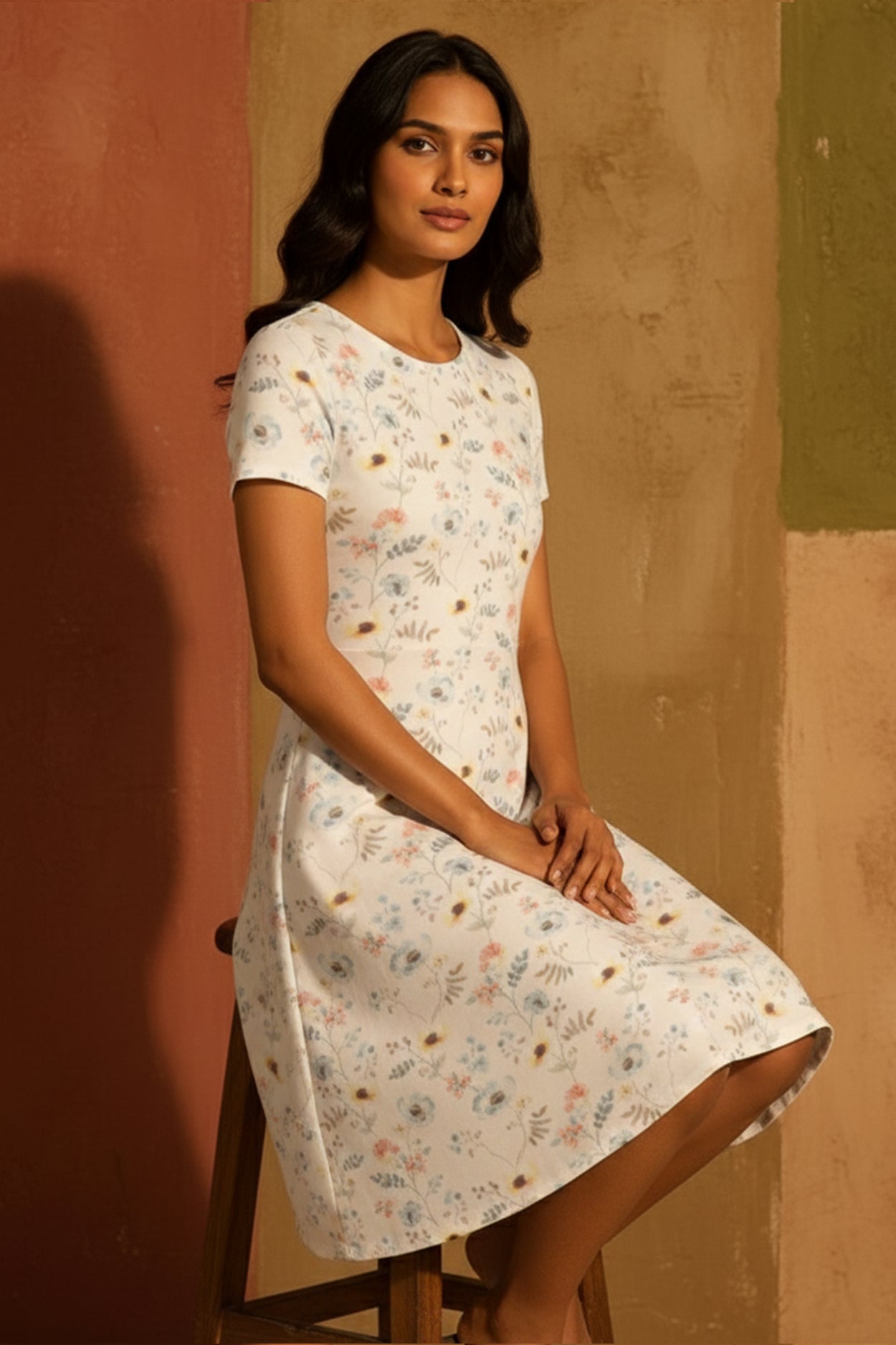 Women’s Floral A-Line Dress