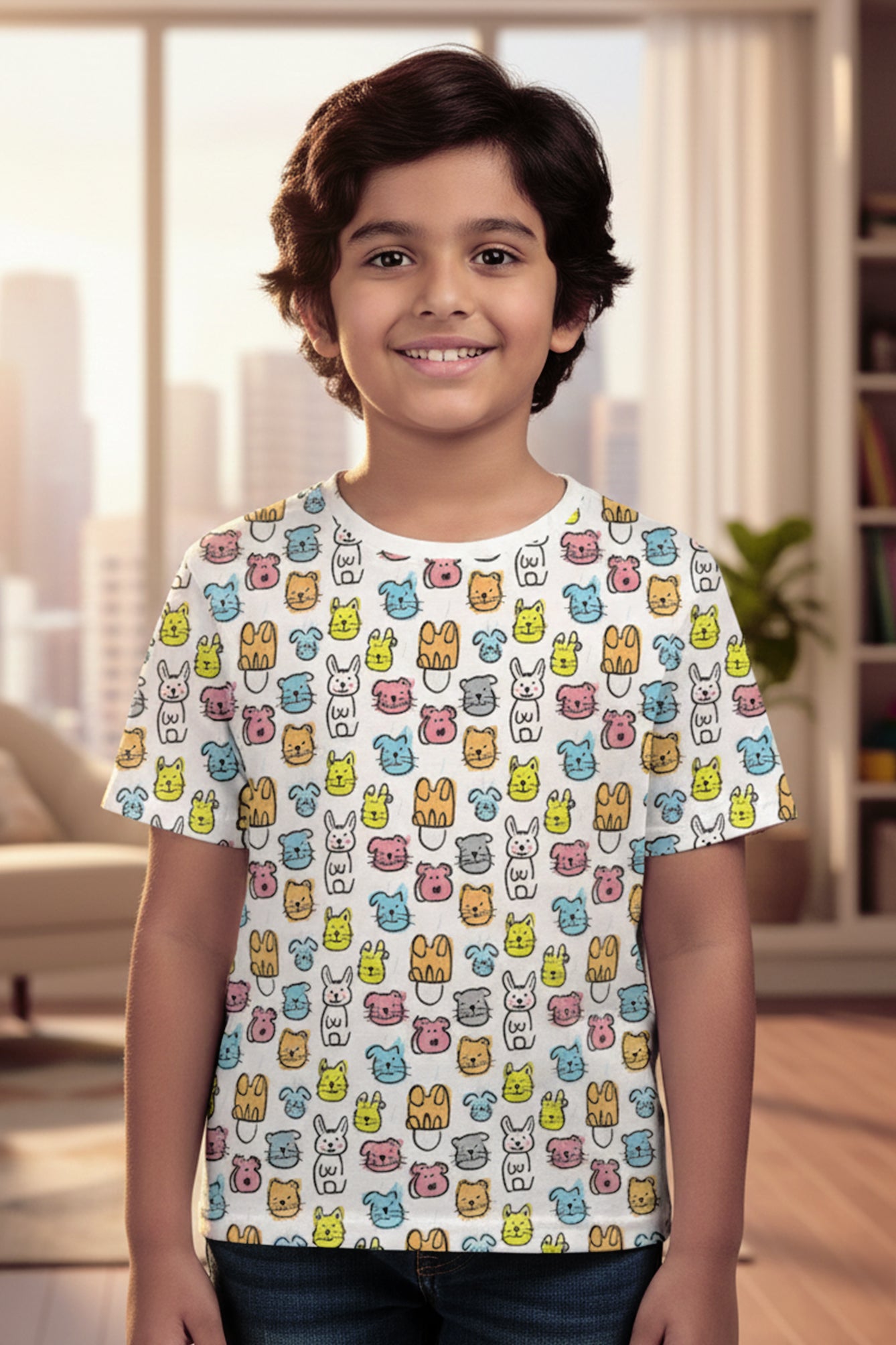 Boys’ Doodle Print T-Shirt