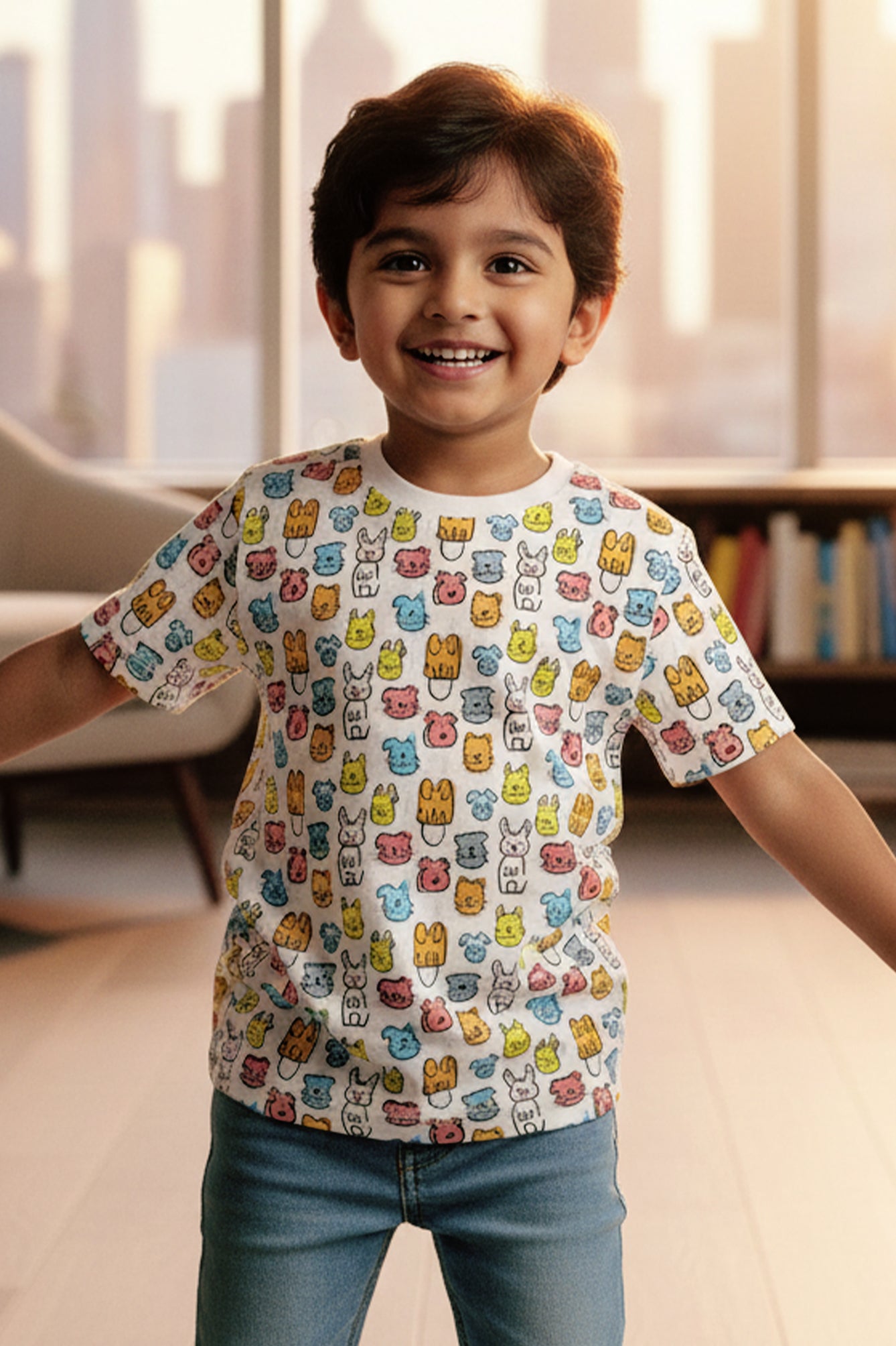 Boys’ Doodle Print T-Shirt