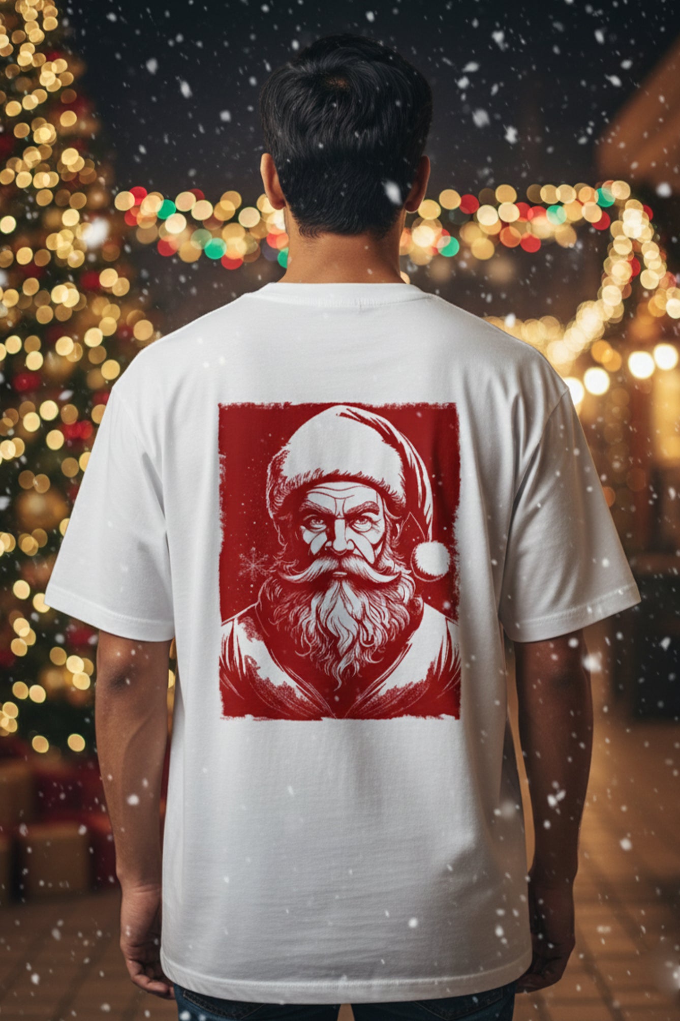 Men’s Oversized T-Shirt – “Santa Mode: Activated”