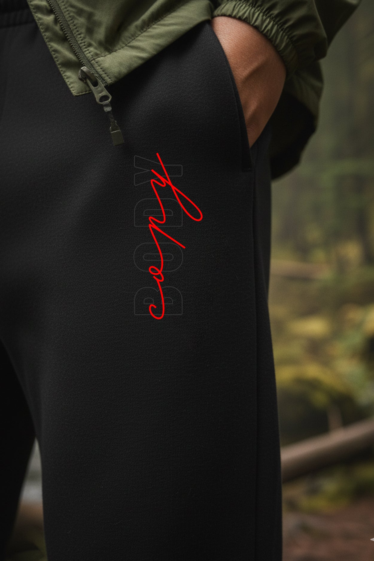 Men Black Sweatpants